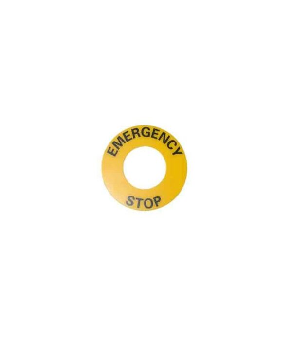 Bague d'arrêt d'urgence pour coup de poing d'arrêt d'urgence