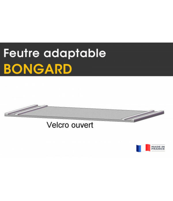 Adapt. BONGARD, feutre Velcro+ 2 pinces