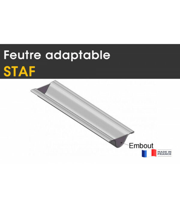 Adapt. STAF, feutre velcro + embouts