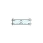 Adapt. BONGARD, 4 trous, vitre de four