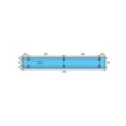 Adaptable sur POLIN - 605 mm x 80 mm, joint de vitre de four