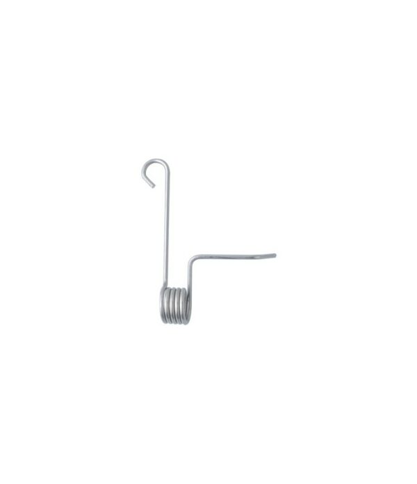 5 spires, ressort DROIT à torsion pour racleur de façonneuse adaptable sur JAC -