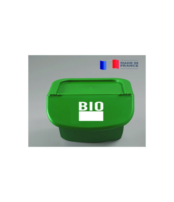 Couvercle pour conteneur 15L Vert avec logo BIO