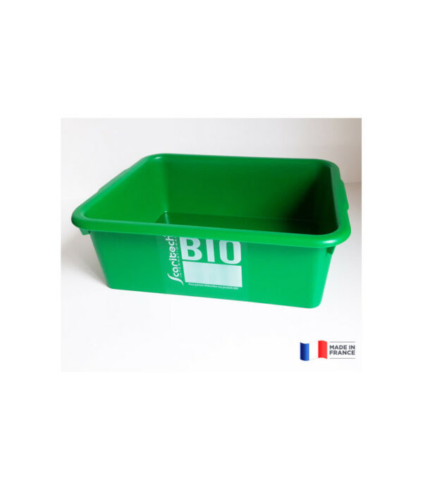 Bac rectangle 20L vert logo BIO